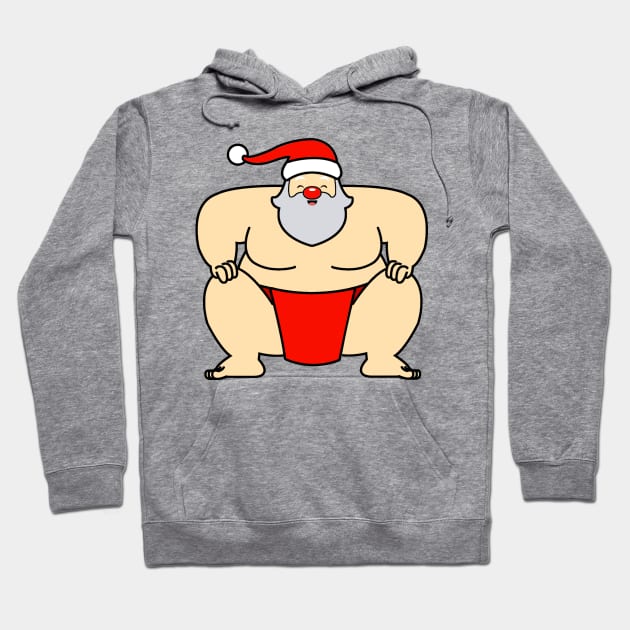 Sumo Santa Claus Hoodie by LuisP96